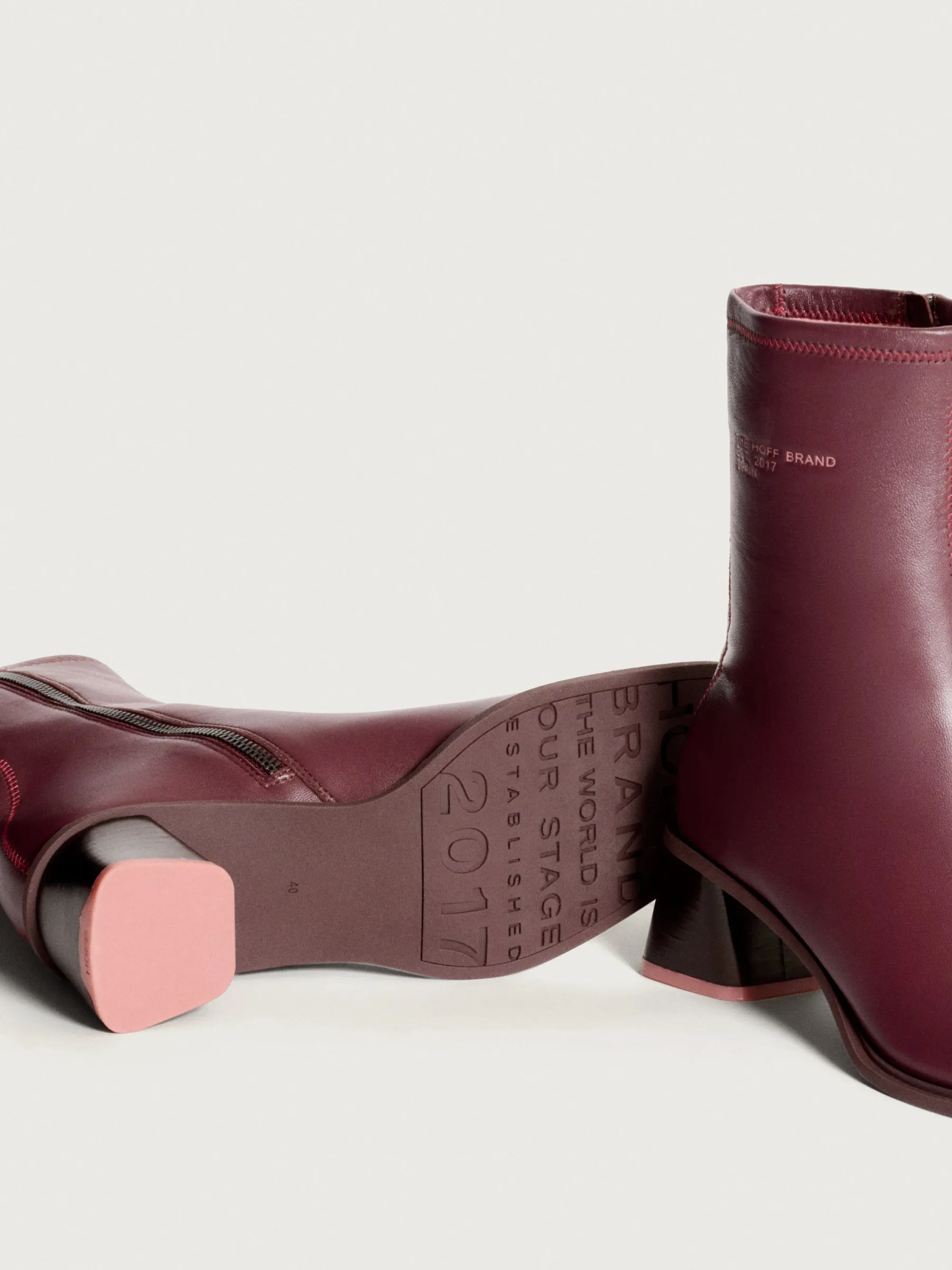 bottine__talon_date_borde_3.webp Clearance HOFF BOTTINE À TALON DATE BORDEAUX