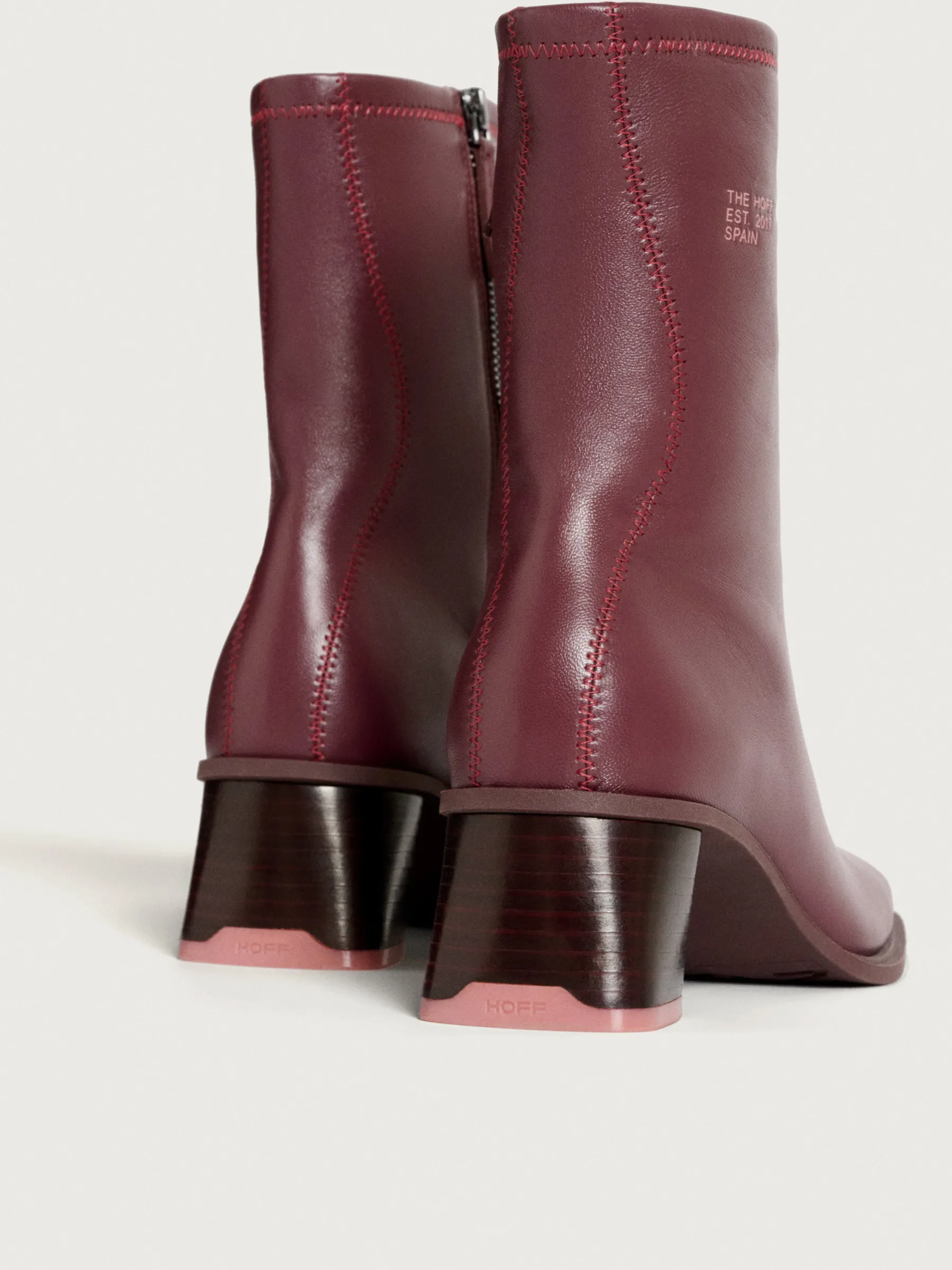 bottine__talon_date_borde_6.webp Clearance HOFF BOTTINE À TALON DATE BORDEAUX